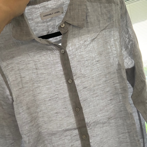 Assembly Label Xander Linen Shirt - Picture 2 of 7